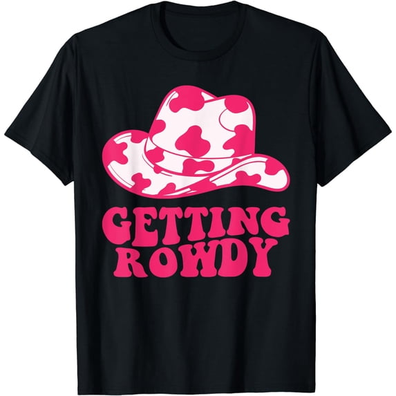 Getting Rowdy Getting Hitched Nashville Bachelorette Party T-Shirt