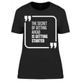 thumbnail image 1 of Getting Started T-Shirt Women -Image by Shutterstock, Female 3X-Large, 1 of 2