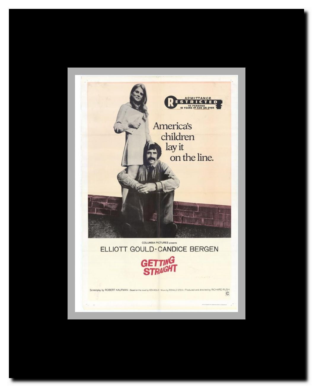 Getting Straight Framed Movie Poster