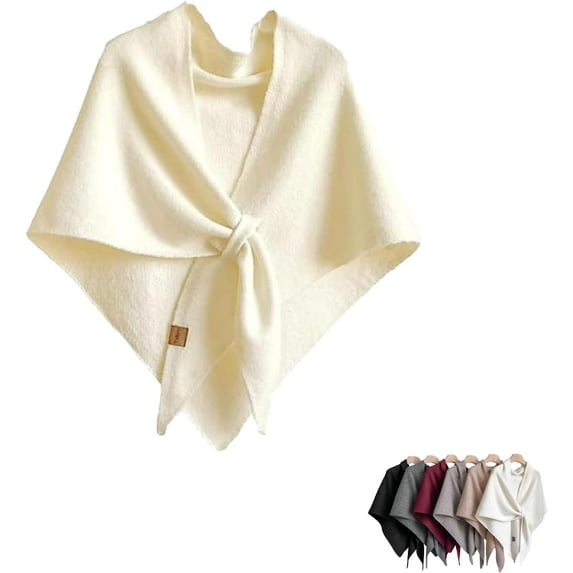 Gettoreach Women's Solid Color Scarf, Shawl Wraps for Women, Casual Soft Comfortable Shawl for Daily Wear