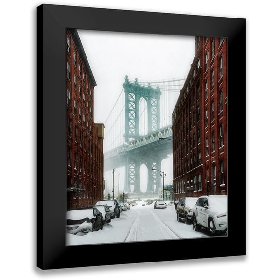 Getty, Bruce 12x14 Black Modern Framed Museum Art Print Titled - The New York Blizzard