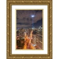 thumbnail image 1 of Getty, Bruce 13x18 Gold Ornate Wood Framed with Double Matting Museum Art Print Titled - Rooftop Break, 1 of 4