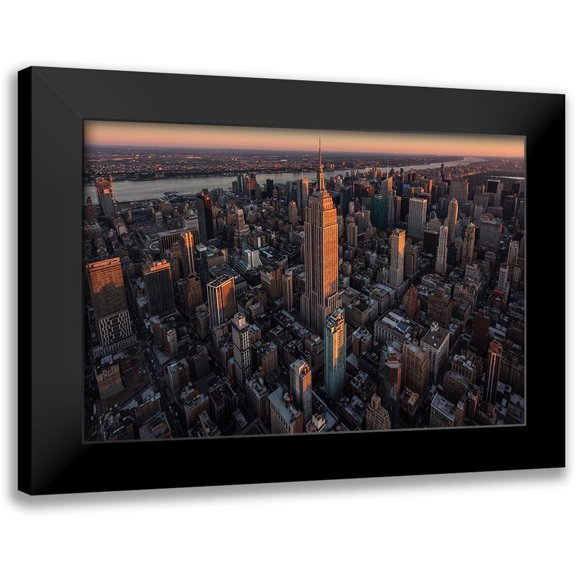 Getty, Bruce 14x11 Black Modern Framed Museum Art Print Titled - Empire Flight