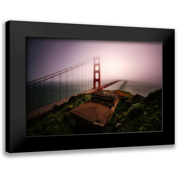Getty, Bruce 14x11 Black Modern Framed Museum Art Print Titled - White Out