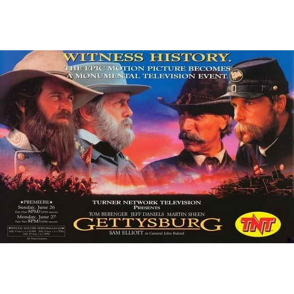 Gettysburg Movie POSTER 11" x 17" Style C