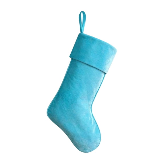Getwin 20 Inch Velvet Christmas Stocking ,Luxury Velvet Stocking with Felt Lining,Velvet Christmas Stocking, Blank Style Hanging Decoration, Soft Fabric for Festive Home Holiday Decor