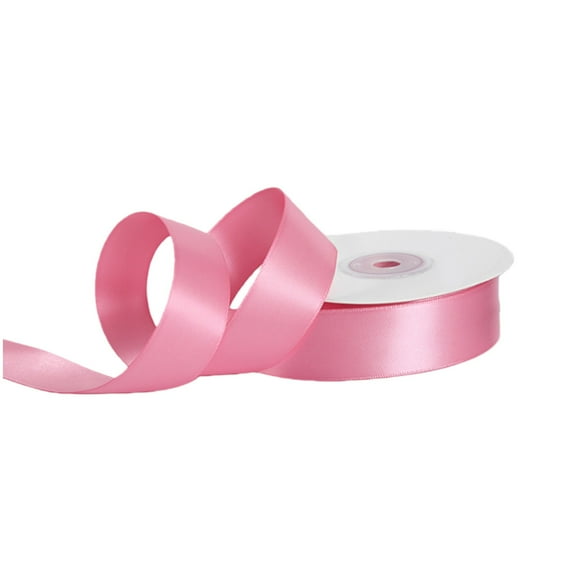 Getwin Colorful Double-Sided Ribbon,Decorative Ribbon Roll,Double Faced Light Baby Satin Ribbon 1” X Continuous 25 Yards Use for Bows Bouquet Wrapping Arrangement
