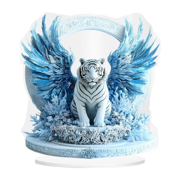 Getwin Cute Animal Figurine,Acrylic Animal Standee,Acrylic Standee Display for Desk Customizable Holiday & Sign for Mother'S Day Father'S Day Halloween Christmas Birthday Decor