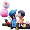 thumbnail image 1 of Getwin Cute Car Decor,Adorable Couple Figurine,Car Couple Decoration Couple Car Ornament Car Interior Accessories for Car Home, 1 of 5