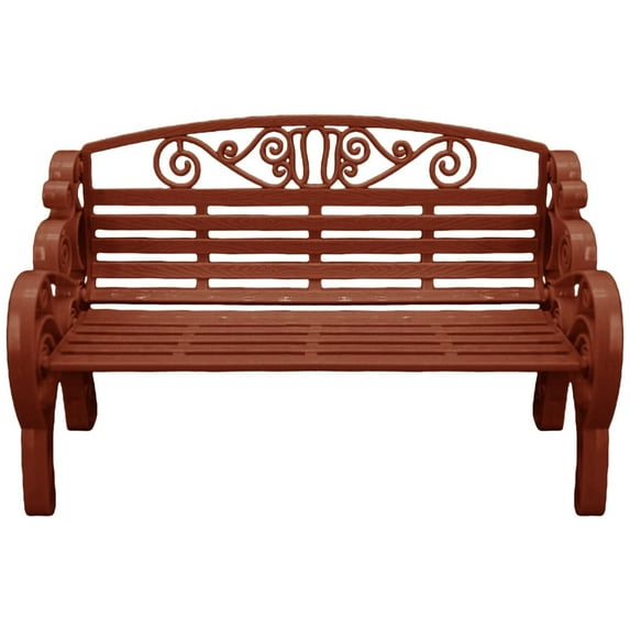 Getwin Desktop Dress Up,Mini Chair Ornaments,1:6 Miniature Garden Decorative Plastic Doll Furniture Park with Scrollwork Design