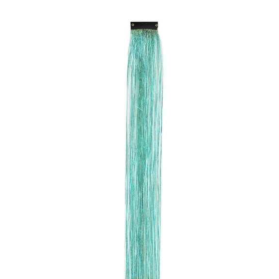 Getwin,Glitter Tinsel Hair Extensions Clip in Kit,Laser Shiny Hair Extension Clip,Glitter Hair Extensions. Beauty Accessory for Party, Daily Makeup, Dress Up