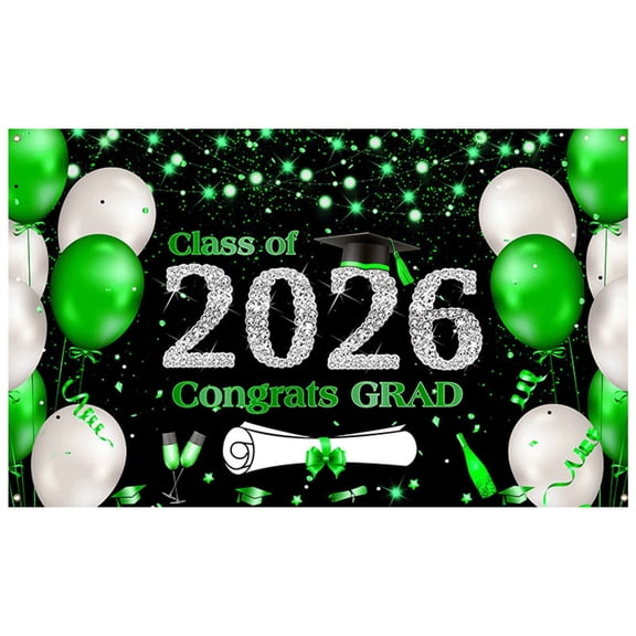 Getwin,Graduation Banner,Congrats Grad Sign,Perfect for Wall Home Decor As A Graduation Banner and Congrats Grad Sign for Photography Background