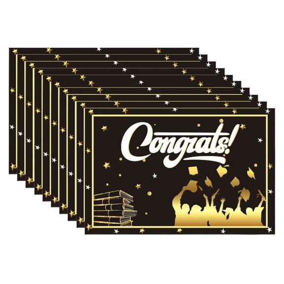 Getwin,Graduation Season Card,Creative Bachelor Hat Greeting Card,Great for Graduation Invitations Creative Hat Shaped Cards for Commencement Events and Announcements