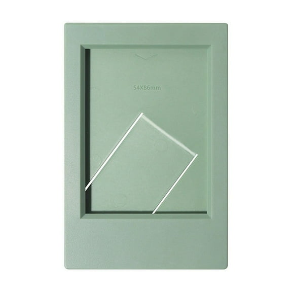 Getwin,Green Mini 3 Inch Instant Photo Frame,Vertical Polaroid Frame,Mini Desktop Photo Frame, for Photocard Display, Tabletop Ornament, and Small Space Decor