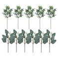 thumbnail image 1 of Getwin Household Decoration,Eucalyptus Has Short Branches With Fruits,Artificial Oval Branches With White And Sprays Suitable For Vases Wreaths Bouquets And Wedding Greenery Decor, 1 of 6