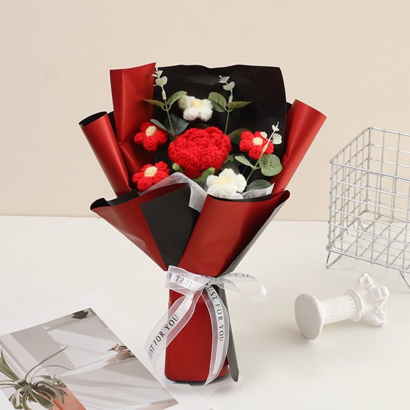 Getwin Household Imitation,Valentine'S Day Artificial Flowers,Soap Rose Bouquet – Artificial Rose Flowers for Festive