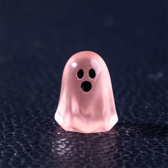 Getwin,Luminous Miniature Ghost Resin Decorations – Cute Glow-in-the-Dark Halloween Figurines for Terrariums and Indoor Displays