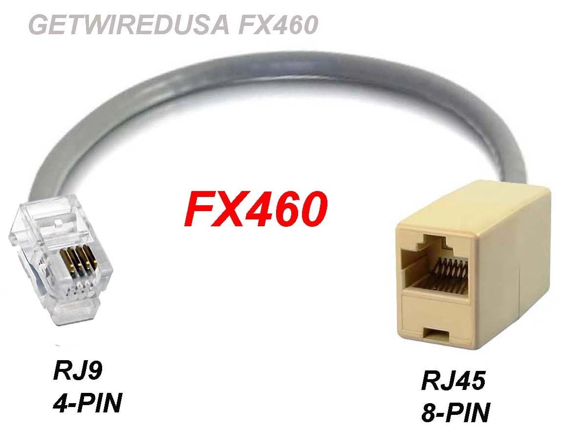 Getwiredusa VoIP & Office Phone Headset Adapter FX460 - Walmart.com