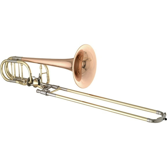 Getzen 3062AF Custom Series Bass Trombone 3062AFR Lacquer Red Brass Bell