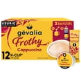 thumbnail image 1 of Gevalia Frothy 2-Step Artificially Flavored Cappuccino Espresso Style K‐Cup® Coffee Pods & Froth Packets Kit, 12 Count Box, 1 of 16