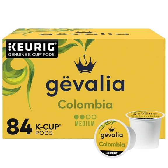 Gevalia Colombia K-Cup Coffee Pods, for a Keto and Low Carb Lifestyle, 84 ct Box