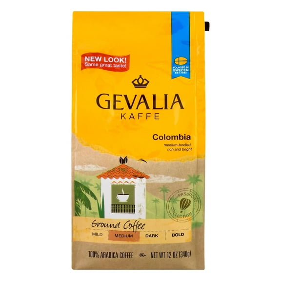 Gevalia Colombia Medium Roast Ground Coffee - 12 Oz