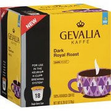 Gevalia Dark Roast Coffee K-Cups, 18 count(Case of 2)