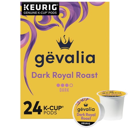 Gevalia Dark Royal Roast Dark Roast K-Cup® Coffee Pods, 24 Count. Box