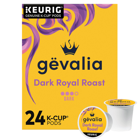 Gevalia Dark Royal Roast Coffee K-Cup Coffee Pods, 24 ct Box
