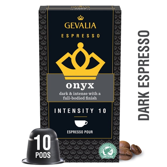 Gevalia Expresso Onyx Premium Coffee Pods for Nespresso® OriginalLine® Brewer, 10 ct Compatible Capsules