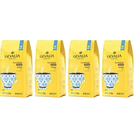 Gevalia French Roast Dark Coffee, 12 Oz(Pack Of 4)