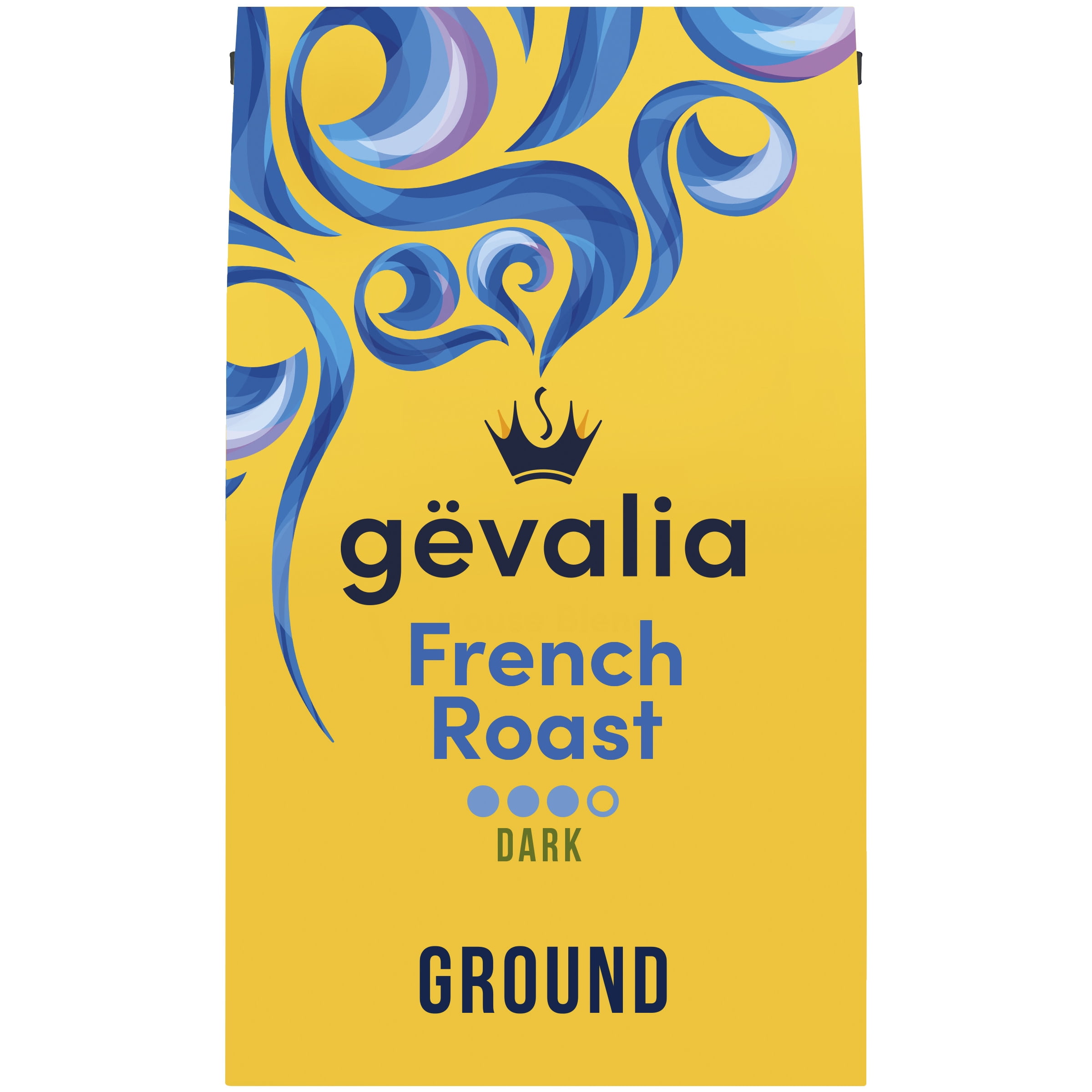 Gevalia French Roast Dark Roast Ground Coffee, 20 oz Bag