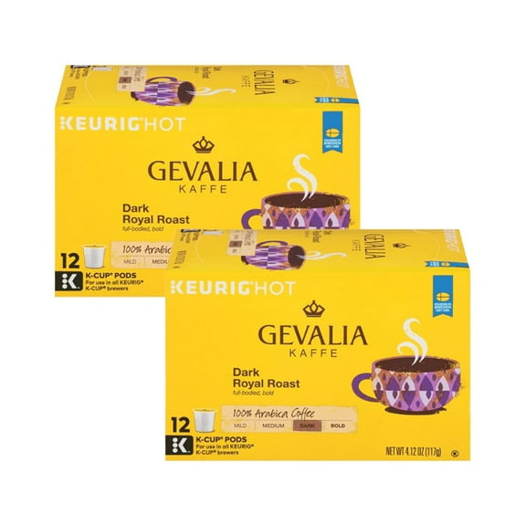Gevalia Kaffee Dark Royal Roast K-Cups, 24/Box