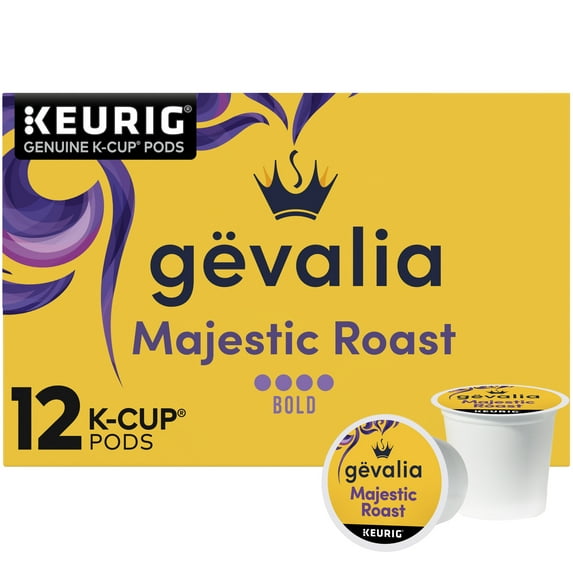 Gevalia Majestic Roast Coffee Pods, 4.12 oz Box