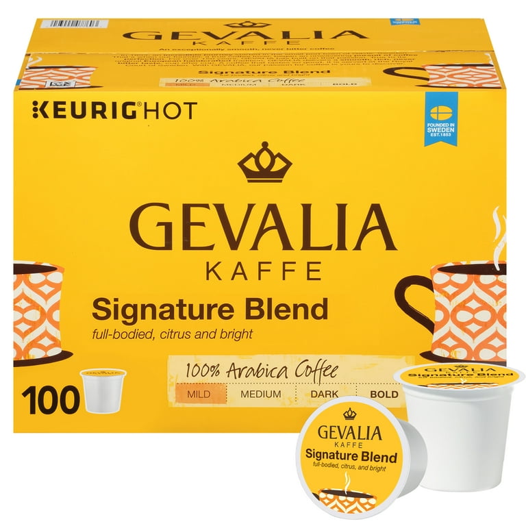  Gevalia Signature Blend Mild Roast K-Cup Coffee Pods (100 Pods)  : Grocery & Gourmet Food