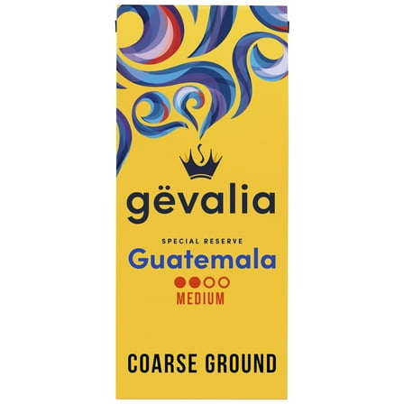 Gevalia Special Reserve Guatemala Single Origin Medium Roast Coarse Ground Coffee, 10 oz. Bag