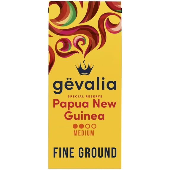 Gevalia Special Reserve Papua New Guinea Single Origin Medium Roast Fine Ground Coffee, 10 oz. Bag