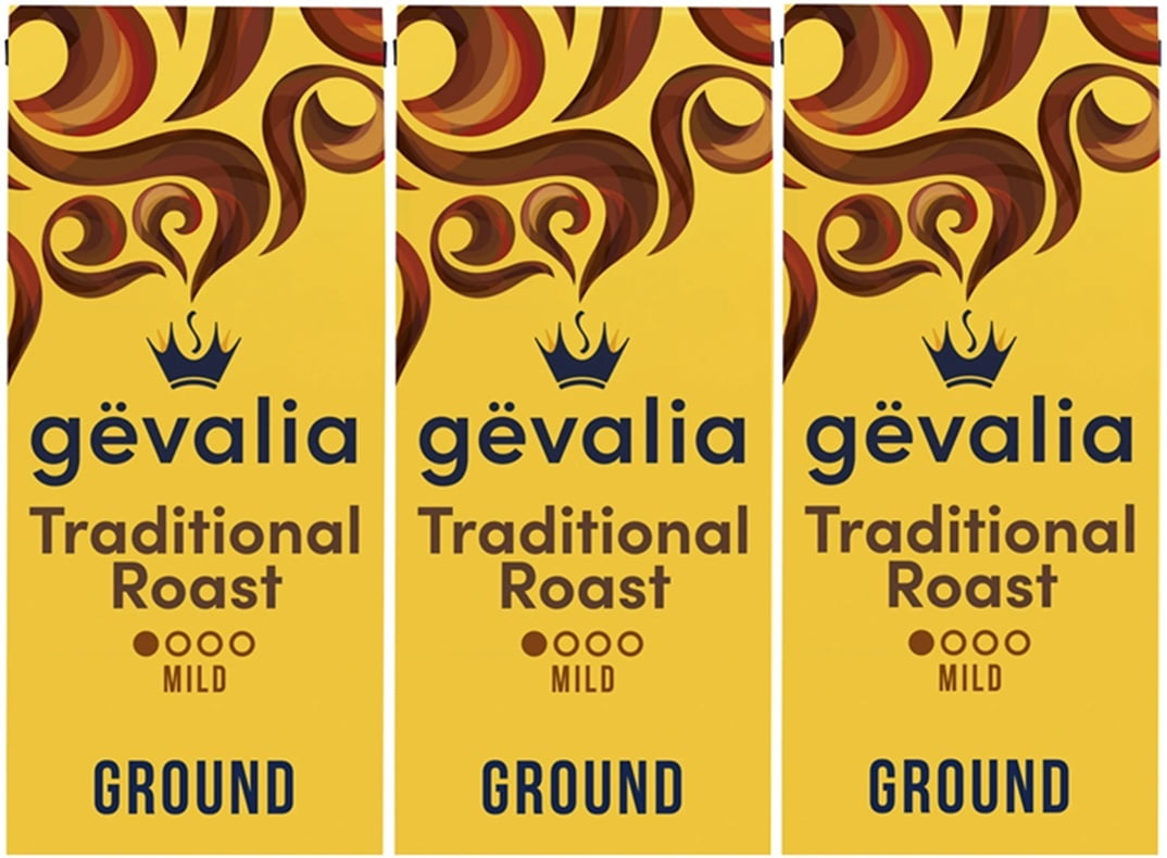 Gevalia Traditional Roast Ground Coffee, 12 oz (Pack of 3)