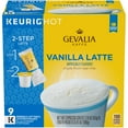 Gevalia Vanilla Latte K Cup Espresso Pods with Latte Froth Packets