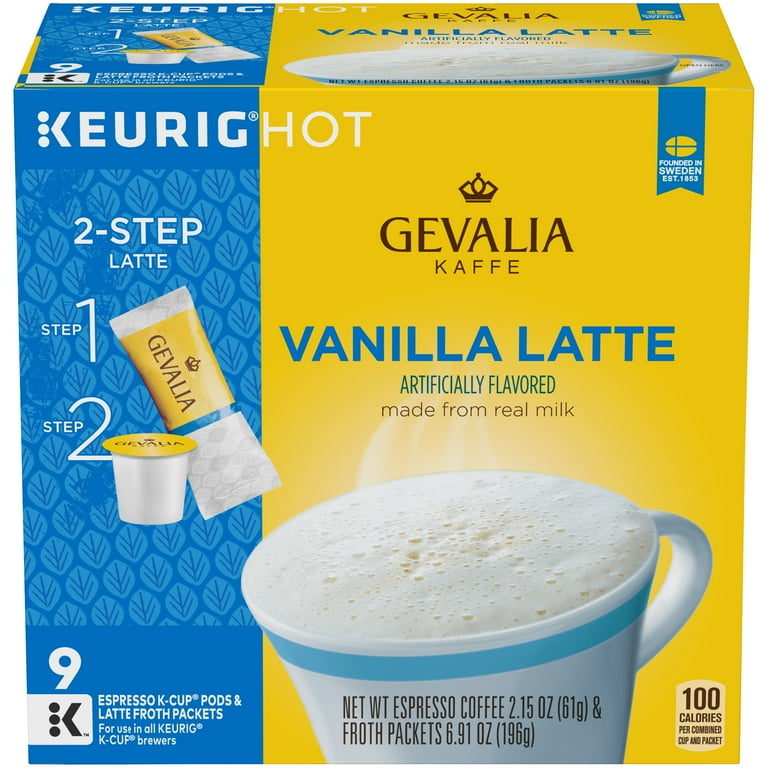 Gevalia Caramel Latte K Cups Gevalia Vanilla Latte K Cup Espresso