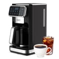 thumbnail image 1 of Gevi 12-Cup Programmable Drip Coffee Maker, Touch Screen Control, Auto Shut-Off, Iced Coffee Function, Anti-Drip System - Perfect for Home & Office, 1 of 12