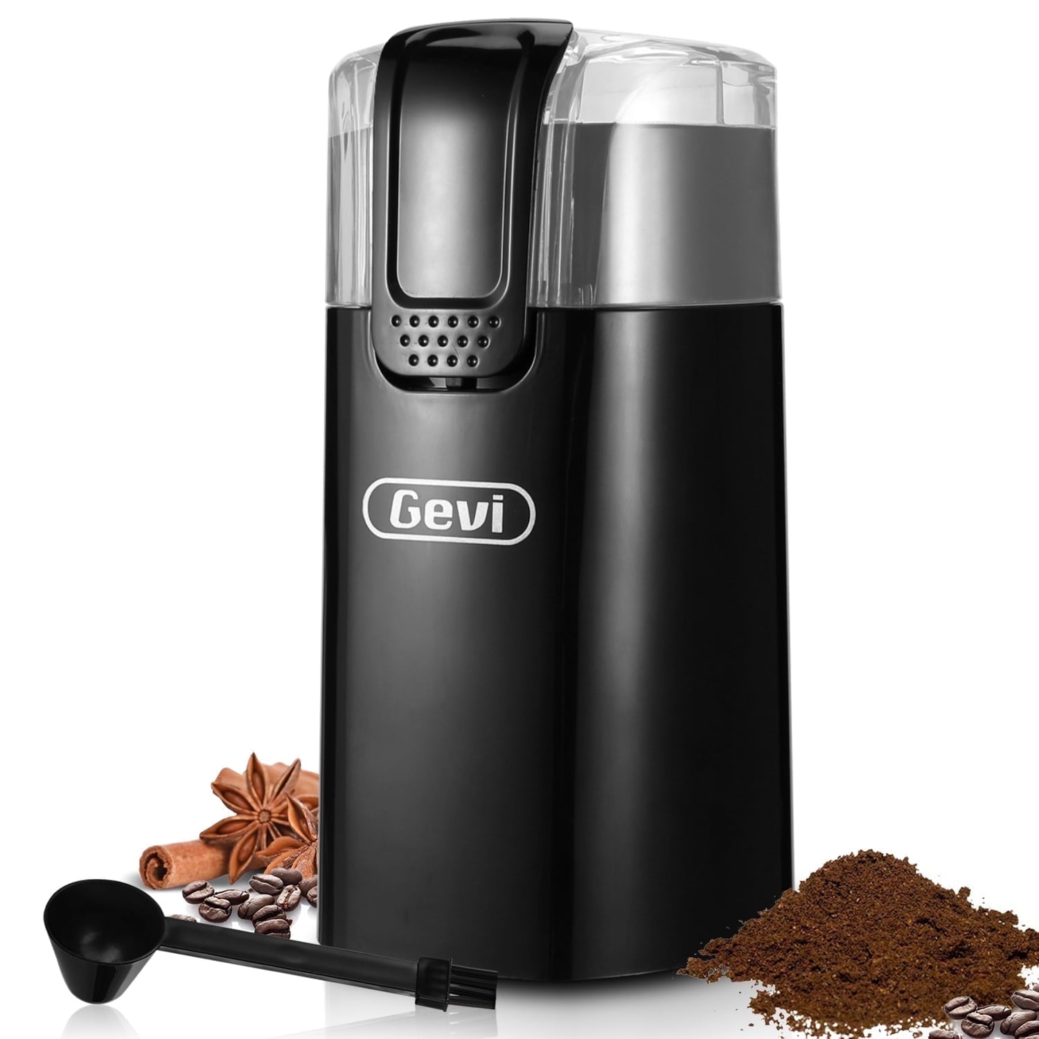 Gevi Black Electric Coffee Grinder