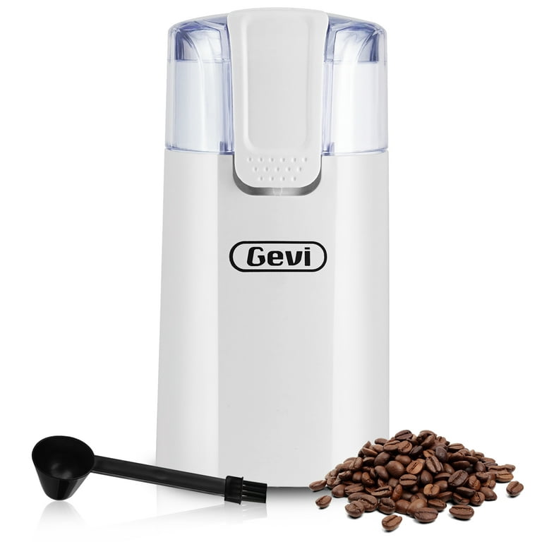 Mr. Coffee Electric Blade Coffee Bean Grinder, White – Caffeinequip