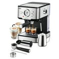 Gevi Espresso Machine with steamer 15 Bar Cappuccino Coffee Maker for
