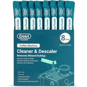 Gevi Coffee Maker & Espresso Machine 8 Pcs Organic Citric Acid Cleaner | Individually Packed | Compatible with All Brands