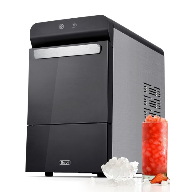 Gevi Household Countertop Nugget Ice Maker Making Pellet Ice 30lbs