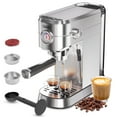 thumbnail image 1 of Gevi Professional Espresso Machine, 20 Bar, Stainless Steel, 1 of 9