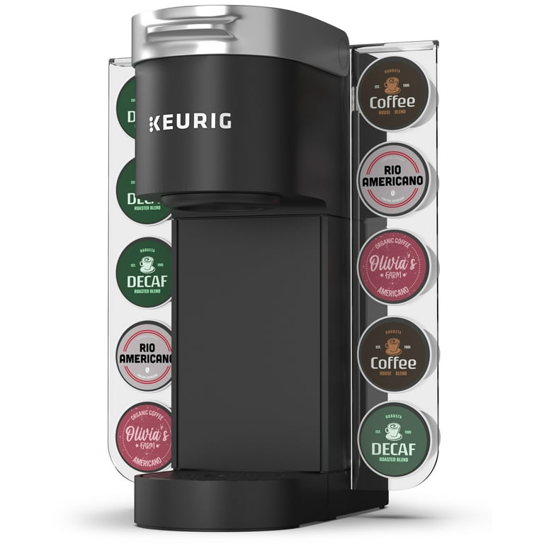 Gevoli K Cup Organizer for Single Serve Keurig Coffee Makers K Mini K Mini PLUS K Mini Slim Space Saving Modern Acrylic Kcup Pod Holder 10 Pod