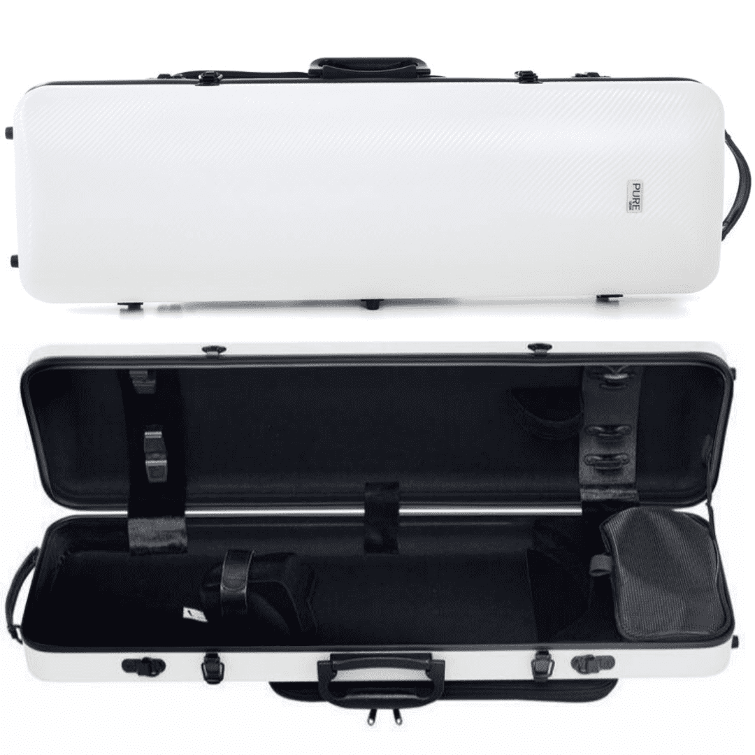Gewa Pure White Oblong Hard Case for 3/4 & 4/4 Violins