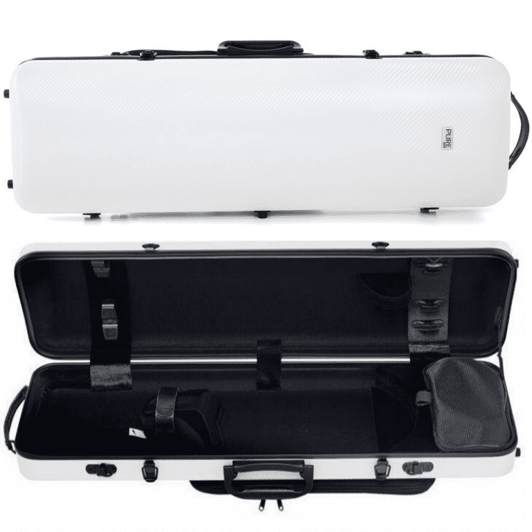 Gewa Pure White Oblong Hard Case for 3/4 & 4/4 Violins